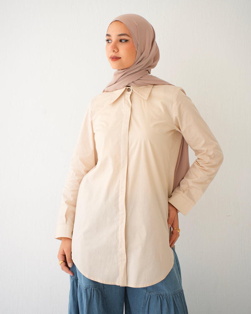 Basic Chemise Beige