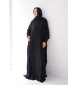Free Size Pleated Cape Black