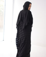 Free Size Pleated Cape Black