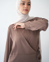 Silk Wrap Dress CODE 102 Cafe
