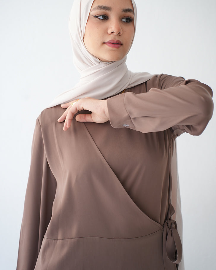 Silk Wrap Dress CODE 102 Cafe