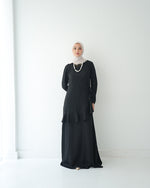 Silk Wrap Dress Black Code 102