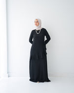 Silk Wrap Dress Black Code 102