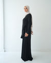 Silk Wrap Dress Black Code 102