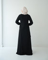 Silk Wrap Dress Black Code 102