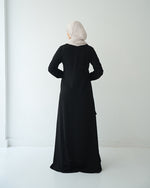 Silk Wrap Dress Black Code 102