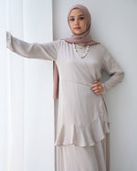 Silk Wrap Dress Beige CODE 102