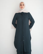 Long Chemise Green Teal