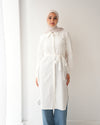 Poplin Long Chemise Offwhite