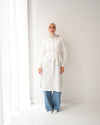 Poplin Long Chemise Offwhite