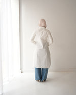 Poplin Long Chemise Offwhite