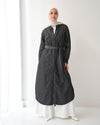 Denim Shirt Dress Black Grey CODE 400