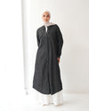 Denim Shirt Dress Black Grey CODE 400