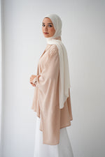 Free Size Shirt Poncho Beige Code 2191