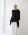 Free Size Shirt Poncho Black Code 2191
