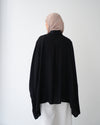 Free Size Shirt Poncho Black Code 2191