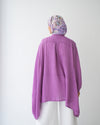 Free Size Shirt Poncho Mauve Code 2191