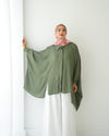 Free Size Shirt Poncho  Olive Code 2191