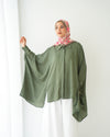 Free Size Shirt Poncho  Olive Code 2191