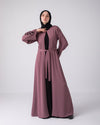 Open abaya code 87 Dustyrose