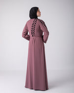 Open abaya code 87 Dustyrose