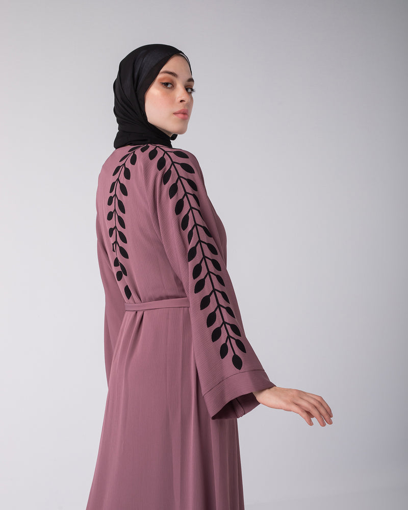 Open abaya code 87 Dustyrose
