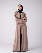 Open abaya code 87 Beige