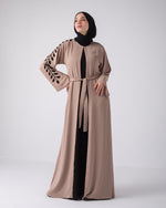 Open abaya code 87 Beige
