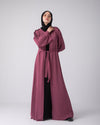 Open abaya code 87 Magenta