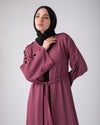 Open abaya code 87 Magenta