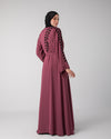 Open abaya code 87 Magenta