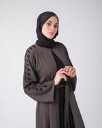 Open abaya code 87 Grey