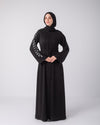 Open abaya code 87 Black