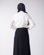 Basic Crepe Skirt Black