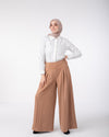 Suede Wide Pants Havana