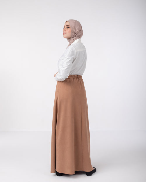 Suede Skirt Havana