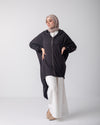 Oversized Zipper Jacket Grey