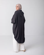 Oversized Zipper Jacket Grey