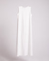 Basic Sleeveless Dress White CODE 1