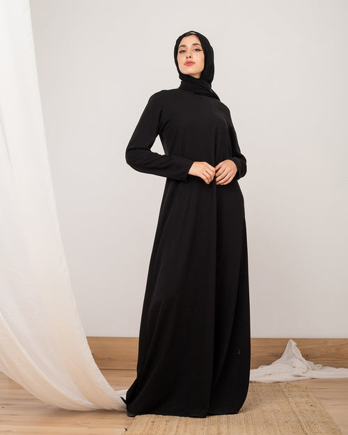 Basic Abaya Black CODE 36